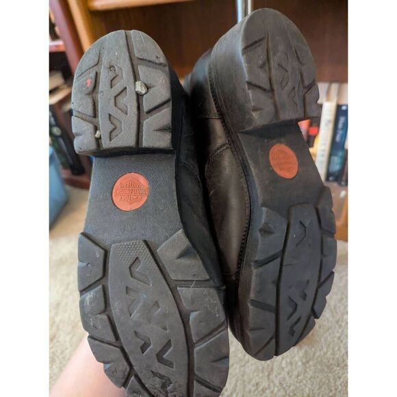 Harley Davidson Amherst Moto Soft Toe Biker Motorcycle Riding Boots Women's 8 - Picture 6 of 7